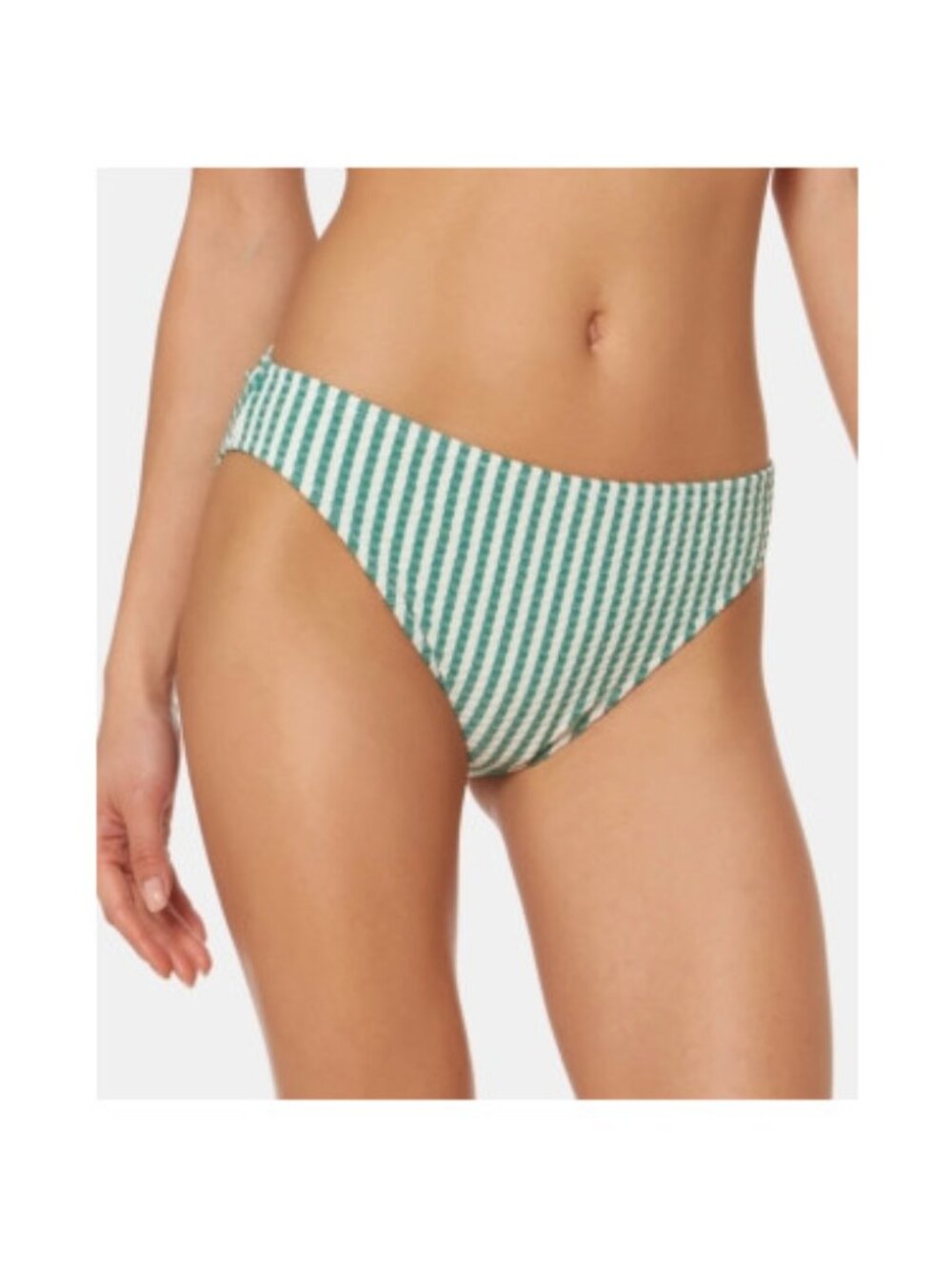 Jessica Simpson Womens Printed Shirred-Back Hipster Bikini Bottoms